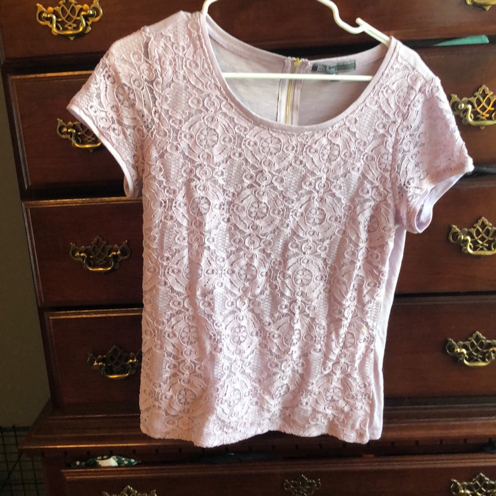 Never worn, like new basic purple top